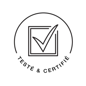 testé et certifié